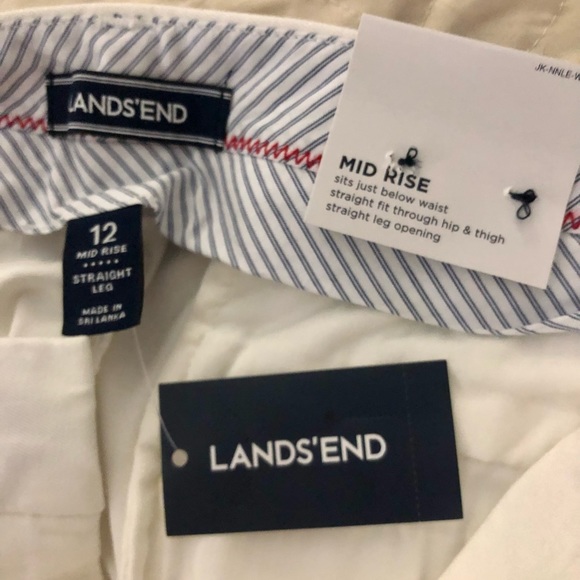 NEW, with tags - white chino crop - size 12 - Picture 6 of 8